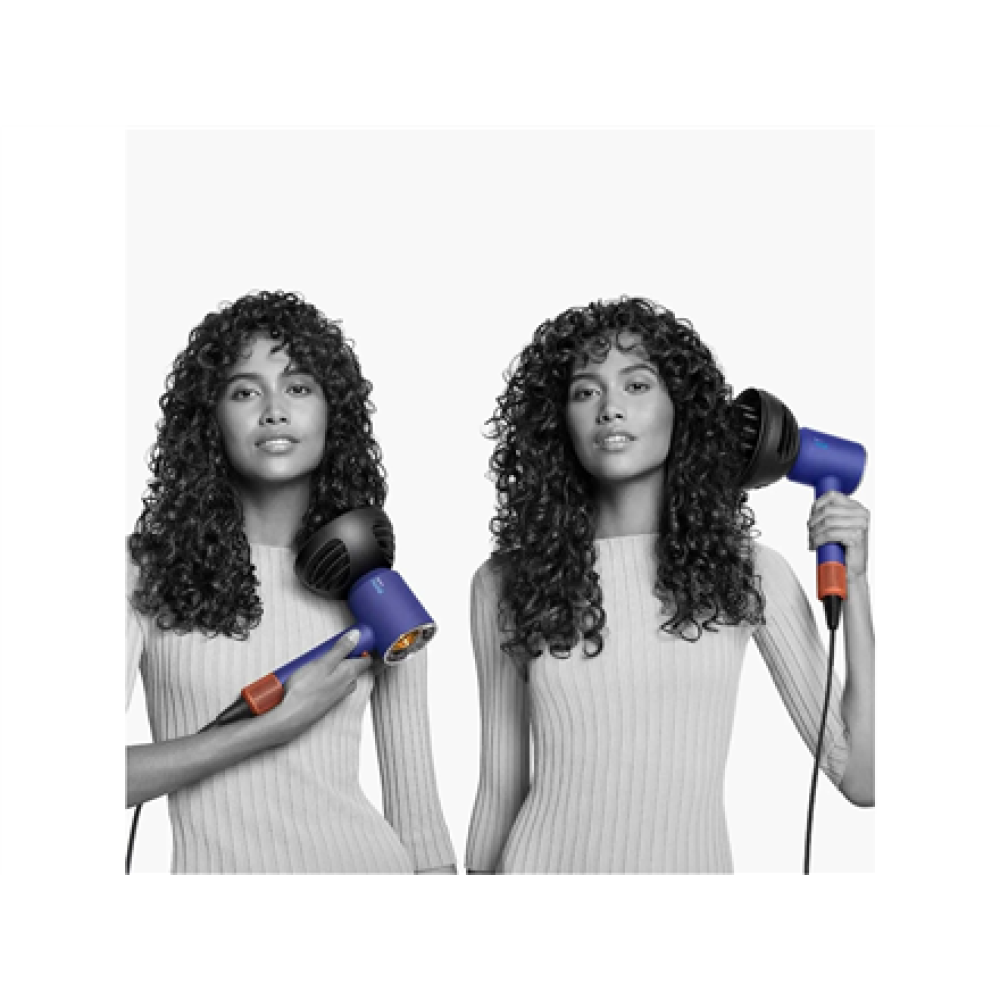 Dyson Hair Dryer , HD16 Supersonic Nural , 1600 W , Number of temperature settings 4 , Ionic function , Diffuser nozzle , Vinca Blue/Topaz