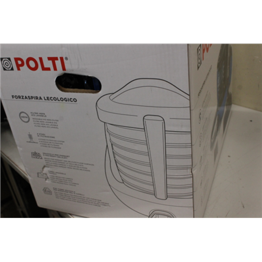SALE OUT. , Polti Vacuum cleaner , PBEU0109 Forzaspira Lecologico Aqua Allergy Turbo Care , With water filtration system , Wet suction , Power 850 W , Dust capacity 1 L , Black/Blue , DAMAGED PACKAGING
