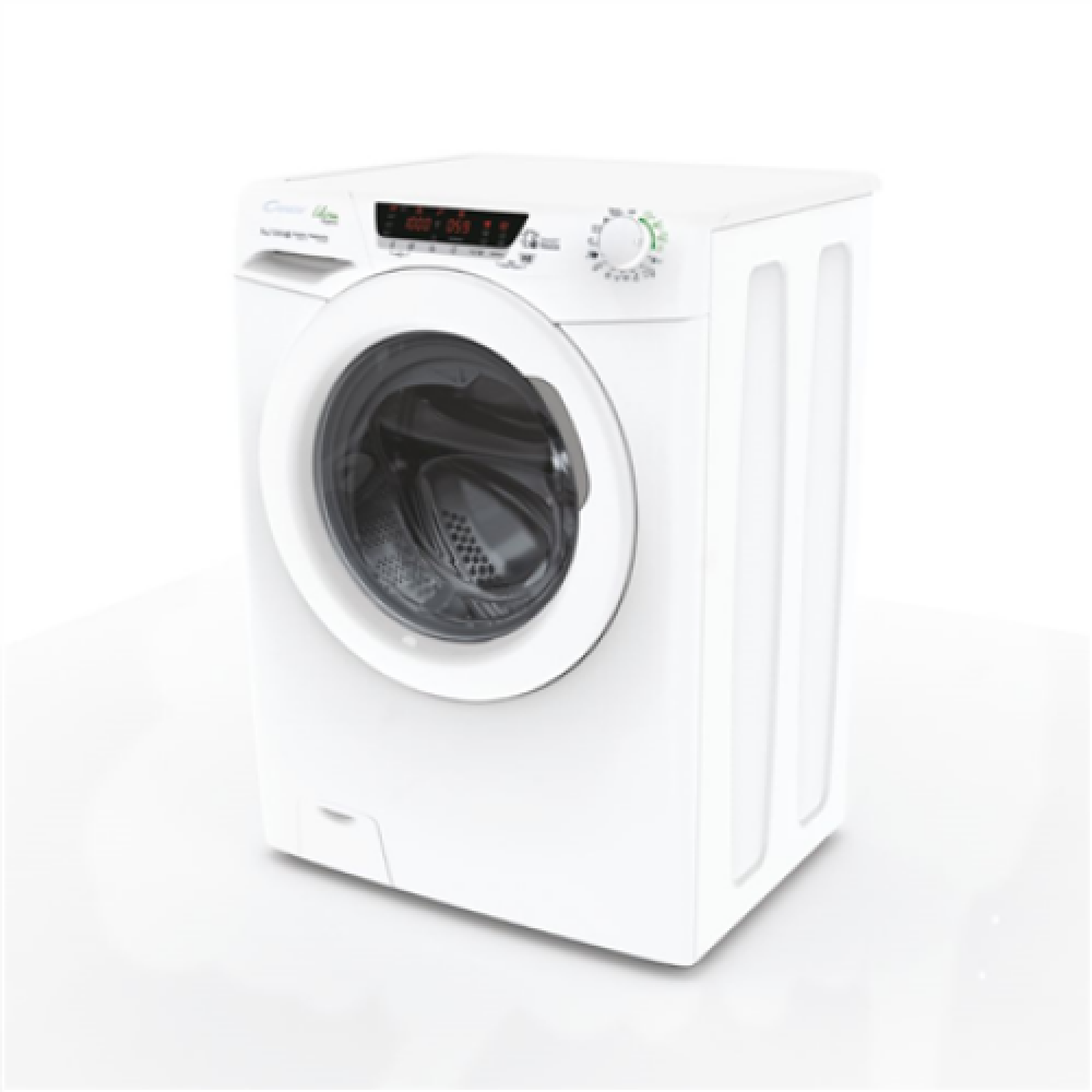 Candy Washing Machine HE4 127TXME/1-S Energy efficiency class A Front loading Washing capacity 7 kg 1200 RPM Depth 45 cm Width 60 cm Display LED White