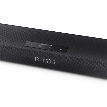 Sharp 2.1ch Ultra-slim Dolby Atmos/DTS Virtual: X Soundbar with Wireless Subwoofer , HT-SBW320 , 360 W , Bluetooth , Wireless connection , Black