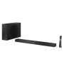 Sharp 2.1ch Ultra-slim Dolby Atmos/DTS Virtual: X Soundbar with Wireless Subwoofer , HT-SBW320 , 360 W , Bluetooth , Black , Wireless connection