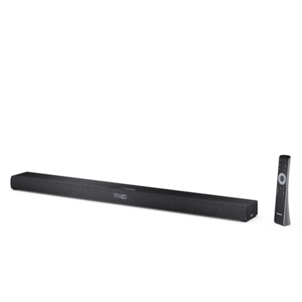 Sharp 2.1ch Ultra-slim Dolby Atmos/DTS Virtual: X Soundbar with Wireless Subwoofer , HT-SBW320 , 360 W , Bluetooth , Black , Wireless connection