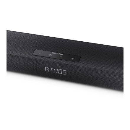 Sharp 2.1ch Ultra-slim Dolby Atmos/DTS Virtual: X Soundbar with Wireless Subwoofer , HT-SBW320 , 360 W , Bluetooth , Wireless connection , Black