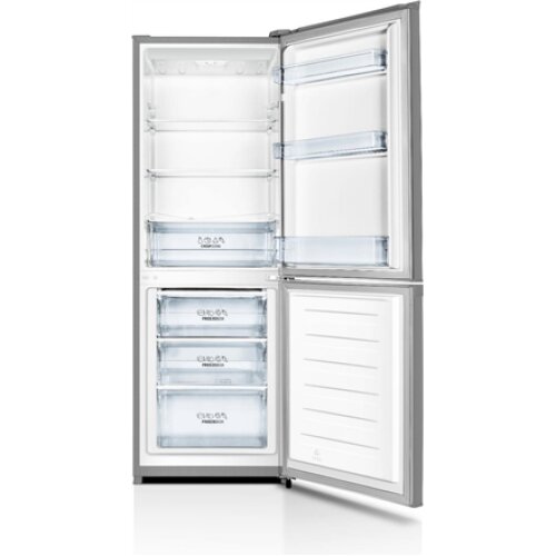 Gorenje , RK4161PS4 , Refrigerator , Energy efficiency class F , Free standing , Combi , Height 161.3 cm , Fridge net capacity 159 L , Freezer net capacity 71 L , 39 dB , Grey