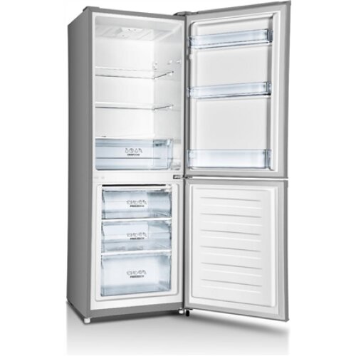 Gorenje , RK4161PS4 , Refrigerator , Energy efficiency class F , Free standing , Combi , Height 161.3 cm , Fridge net capacity 159 L , Freezer net capacity 71 L , 39 dB , Grey