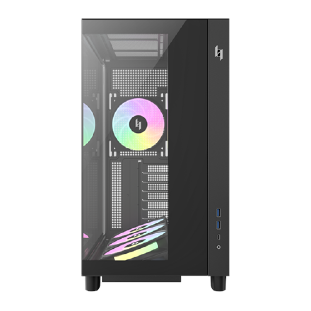 Gamemax Case , NEX C53 BK , ATX/BTF