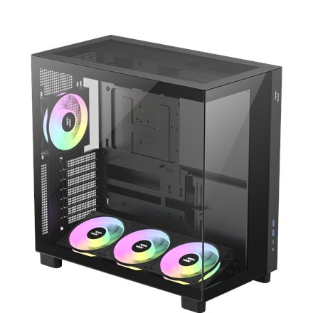 Gamemax Case , NEX C53 BK , ATX/BTF