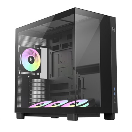 Gamemax Case , NEX C53 BK , ATX/BTF