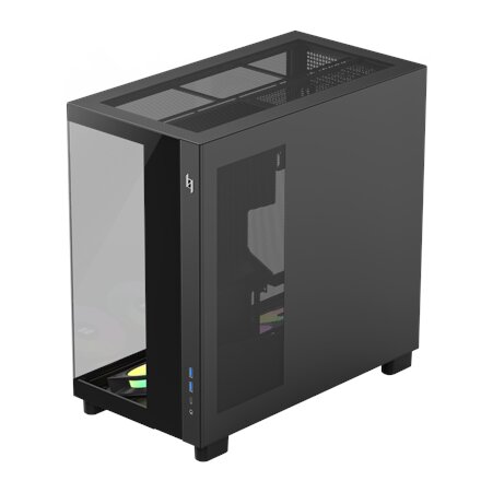 Gamemax Case , NEX C53 BK , ATX/BTF