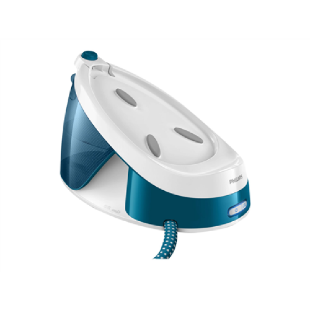 Philips , Steam Generator , GC6840/20 PerfectCare Compact Essential , 2400 W , 1.3 L , 6 bar , Auto power off , Vertical steam function , Calc-clean function , Blue/White