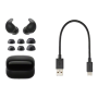 Sony Headphones , WF-LS910N LinkBuds Fit , Bluetooth , In-ear , Noise canceling , Wireless , Black
