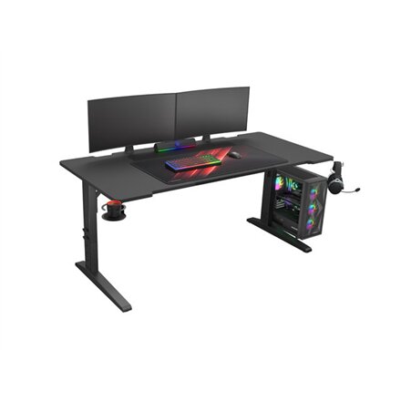 Genesis , Modular Gaming Desk , Holm 160 RGB , Anthracite Black