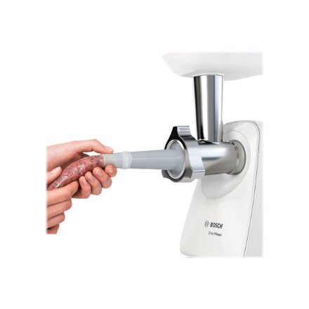Bosch , Meat mincer SmartPower , MFW2510W , White , 350 W , Number of speeds 1 , 2 Discs: 3.8 and 8 mm; Sausage filler accessory.
