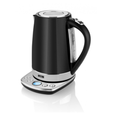 ETA , Kettle , ETA158790000 , With electronic control , 2200 W , 1.7 L , Stainless steel , 360° rotational base , Black