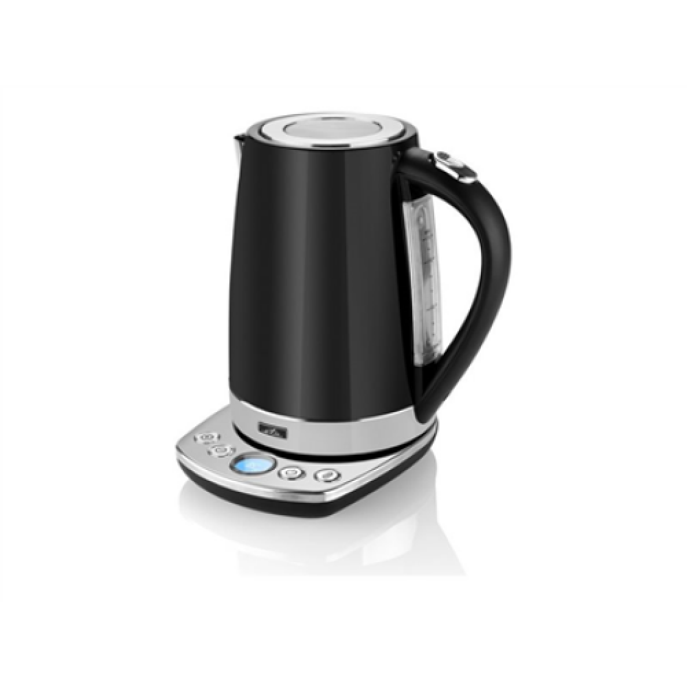 ETA , Kettle , ETA158790000 , With electronic control , 2200 W , 1.7 L , Stainless steel , 360° rotational base , Black