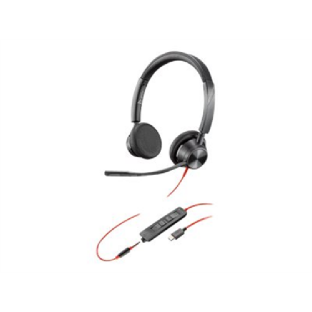 Poly Blackwire 3325, BW3325 USB-C Poly USB-C Headset Built-in microphone Black USB Type-C Wired