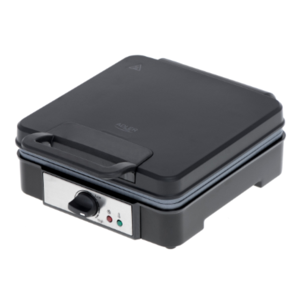 Adler , Waffle Maker , AD 3049 , 1200 W , Number of pastry 4 , Belgium , Black