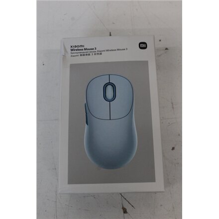 SALE OUT. Xiaomi Wireless Mouse 3, Blue , Xiaomi DAMAGED PACKAGING