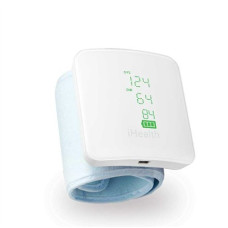 iHealth , Wrist Blood Pressure Monitor , BP7S , White , Blood pressure readings are stored on the secure, free, HIPAA compliant iHealth Cloud. Monitor blood pressure and pulse trends with intuitive charts and share data with your doctor in PDF or spreadsh