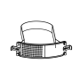 TunaBone , Frame of Ash tray for Kamado grill 22/24