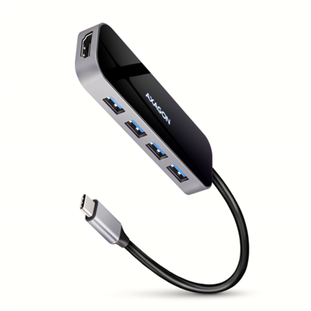 AXAGON SuperSpeed USB-C Combo 6in1 Hub , HMC-6H4A