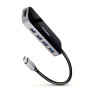 AXAGON SuperSpeed USB-C Combo 6in1 Hub , HMC-6H4A