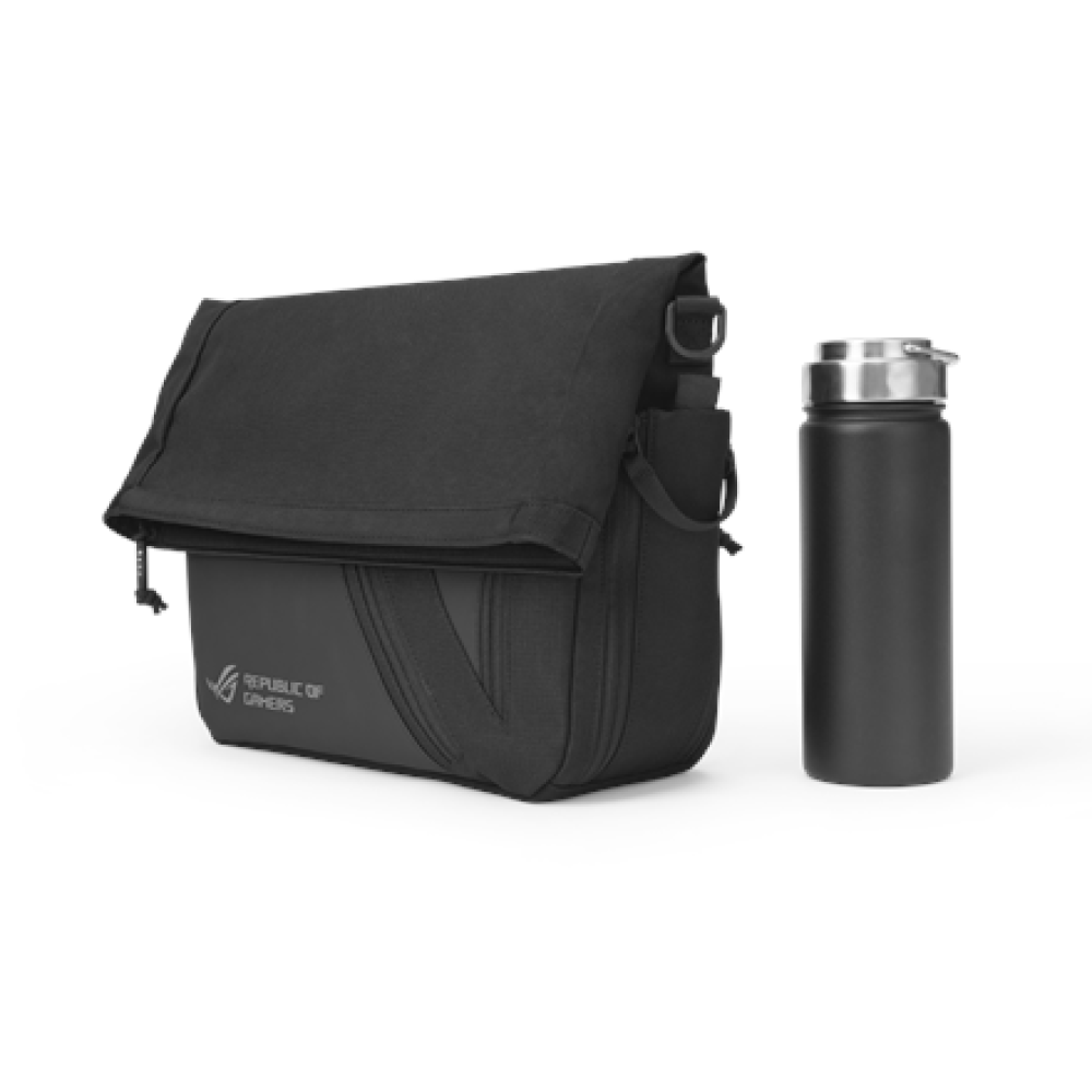 Asus ROG Archer Messenger BC2000 , Fits up to size 14 , Bag , Black/Gray , Shoulder strap , Waterproof