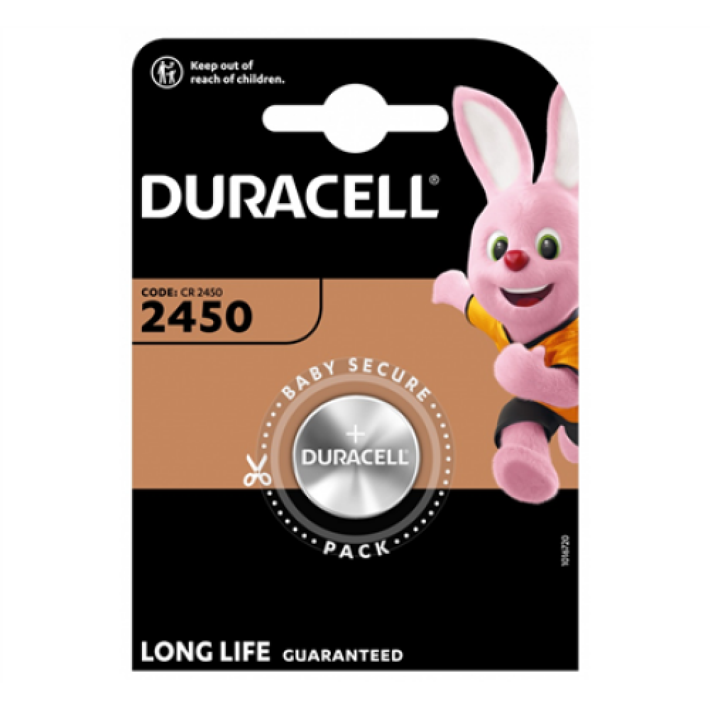 Duracell Battery DL2450 BL1 CR2450, Lithium, 1 pc(s)