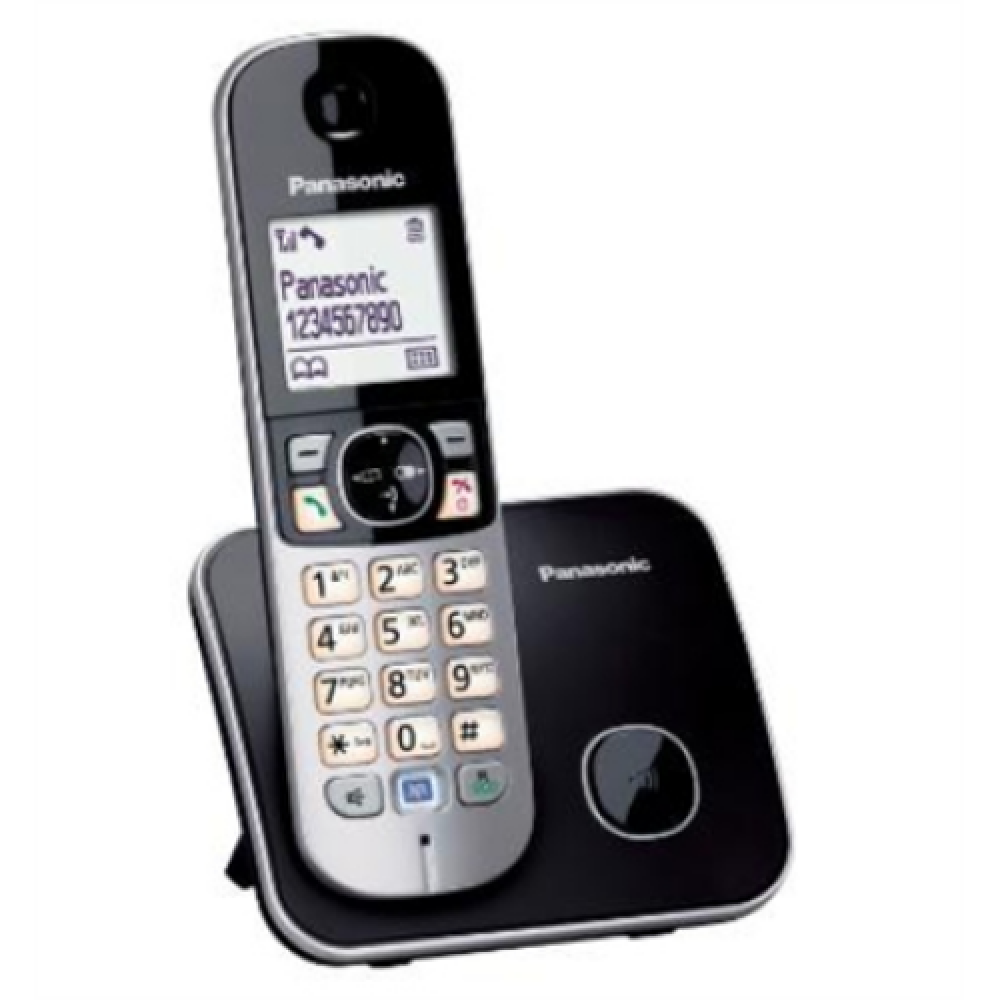 Panasonic , Cordless , KX-TG6811FXB , Built-in display , Caller ID , Black , Conference call , Phonebook capacity 120 entries , Speakerphone , Wireless connection