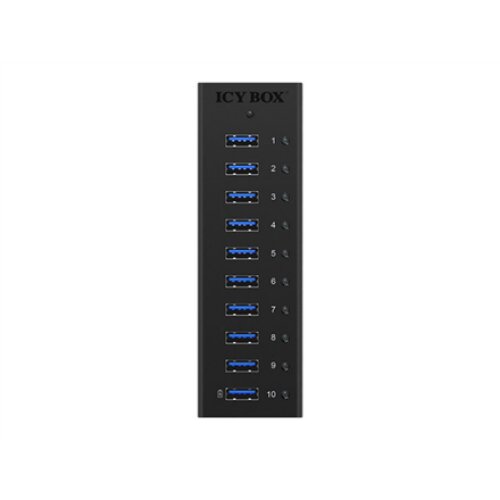 Raidsonic , 10 port USB 3.0 Hub , Icy Box IB-AC6110