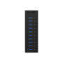 Raidsonic , 10 port USB 3.0 Hub , Icy Box IB-AC6110