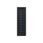 Raidsonic , 10 port USB 3.0 Hub , Icy Box IB-AC6110