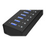 Raidsonic , 10 port USB 3.0 Hub , Icy Box IB-AC6110