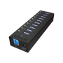 Raidsonic , 10 port USB 3.0 Hub , Icy Box IB-AC6110