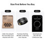 Ultrahuman , Ring Air , Matte Grey , Size 8 , Smart Ring