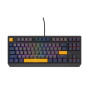 Genesis THOR 230 , Mechanical Gaming Keyboard , Wired , US , Naval Blue Negative , USB Type-A , Outemu Panda