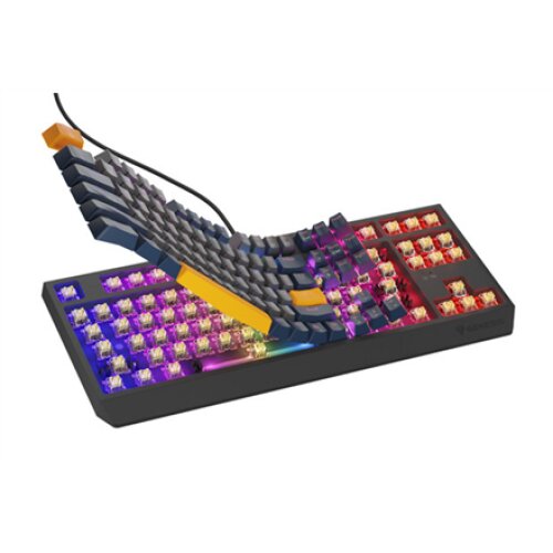 Genesis THOR 230 , Mechanical Gaming Keyboard , Wired , US , Naval Blue Negative , USB Type-A , Outemu Panda