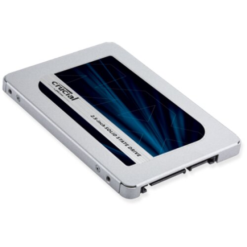 Crucial MX500 500 GB, SSD interface SATA, Write speed 510 MB/s, Read speed 560 MB/s