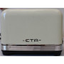 SALE OUT. ETA ETA916690040 STORIO Toaster, Power 930 W, 2 slots, Stainless steel, Beige , Storio Toaster , ETA916690040 , Power 930 W , Housing material Stainless steel , Beige , DAMAGED PACKAGING, DEMO