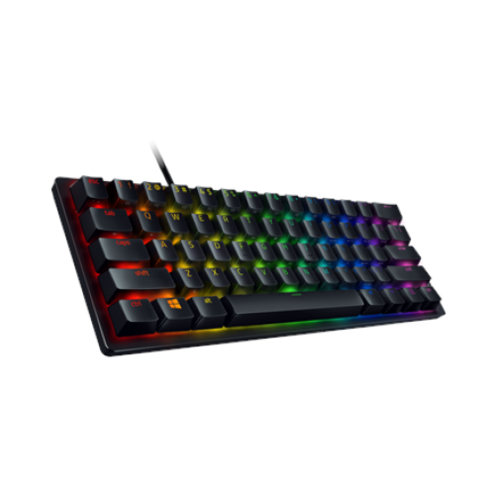 Razer Optical Gaming Keyboard Huntsman Mini 60% Gaming keyboard RGB LED light US Wired USB-C Black Analog Switch