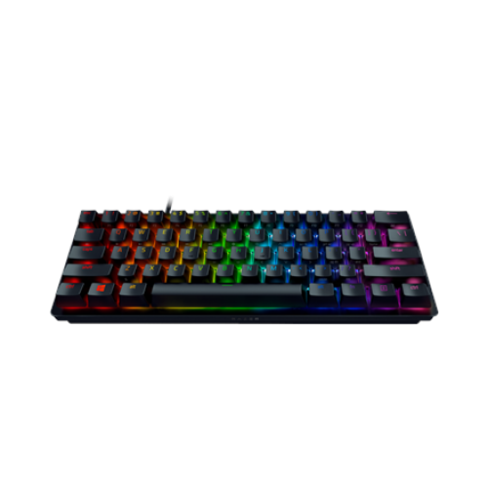 Razer Optical Gaming Keyboard Huntsman Mini 60% Gaming keyboard RGB LED light US Wired USB-C Black Analog Switch