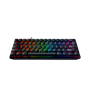 Razer Optical Gaming Keyboard Huntsman Mini 60% Gaming keyboard RGB LED light US Wired USB-C Black Analog Switch