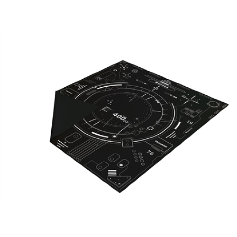 Genesis Tellur 400 Square Hud Floor Mat , Black
