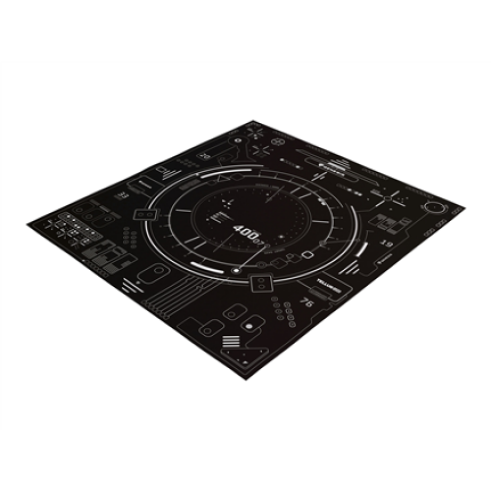 Genesis Tellur 400 Square Hud Floor Mat , Black