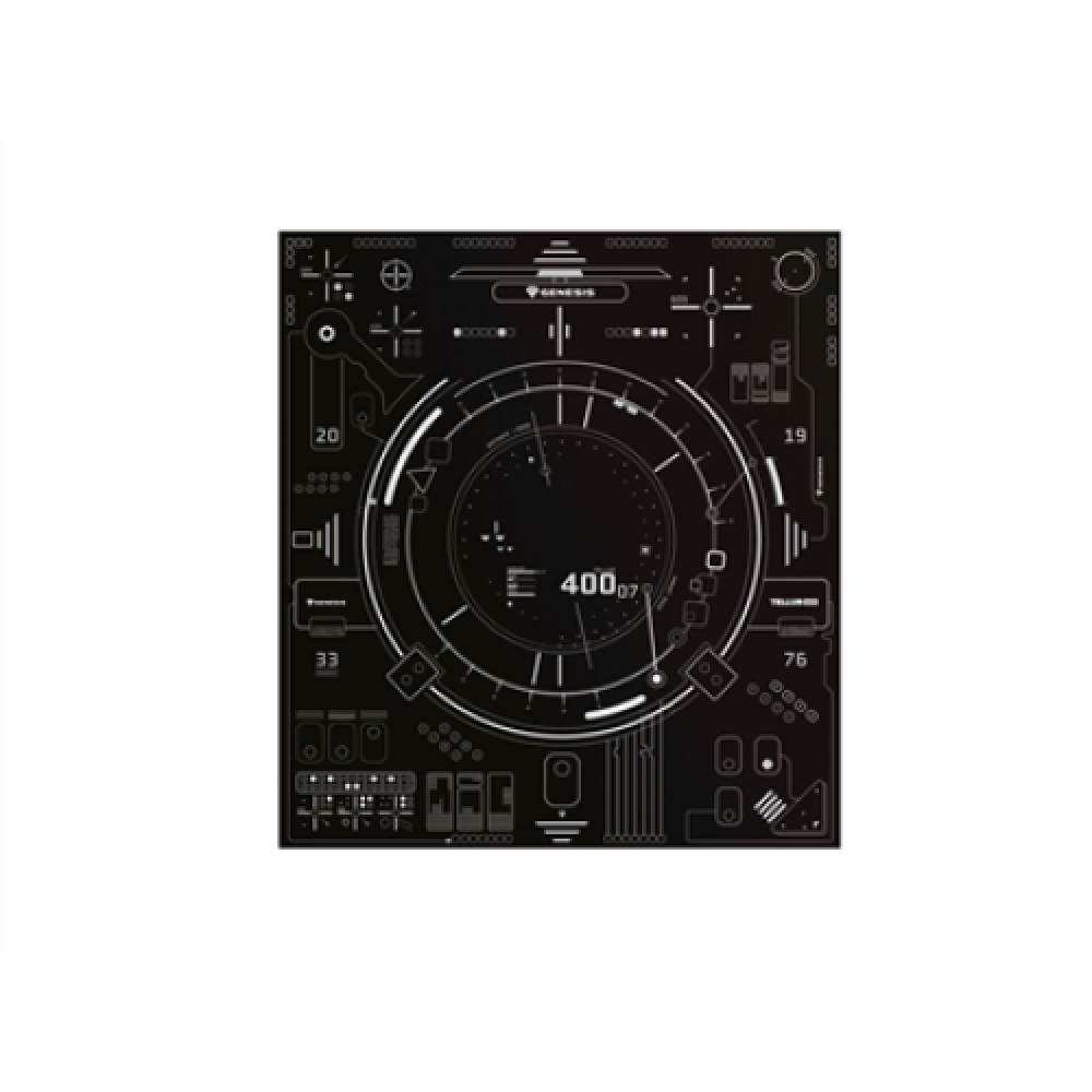 Genesis Tellur 400 Square Hud Floor Mat , Black