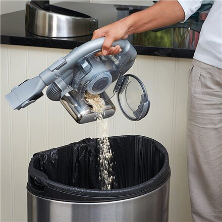 BLACK & DECKER Vacuum Cleaner , PD1820L-QW , Cordless , Handheld , 25 W , 18 V , Operating time (max) 15 min , Silver