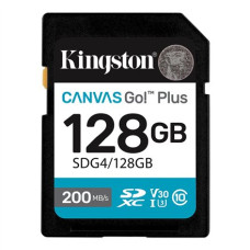 Kingston , Canvas Go! Plus , 128 GB , SD , Flash memory class Class 10, UHS-I, U3, V30 Kingston , Canvas Go! Plus , 128 GB , SD , Flash memory class Class 10, UHS-I, U3, V30