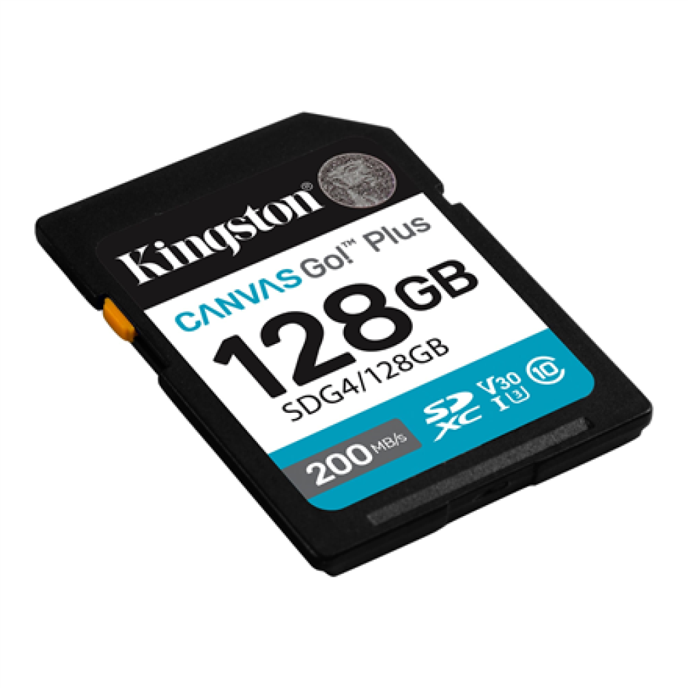 Kingston , Canvas Go! Plus , 128 GB , SD , Flash memory class Class 10, UHS-I, U3, V30