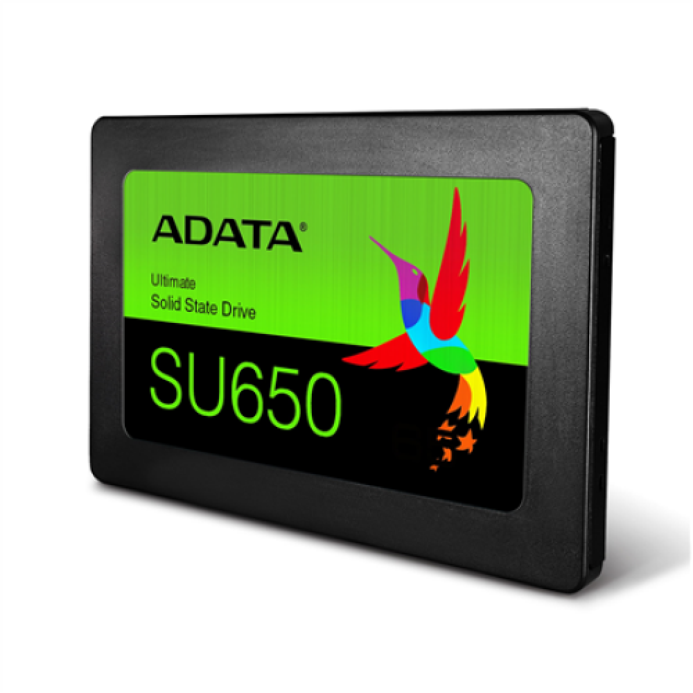 ADATA , Ultimate SU650 3D NAND SSD , 480 GB , SSD form factor 2.5” , Solid-state drive interface SATA , Read speed 520 MB/s , Write speed 450 MB/s