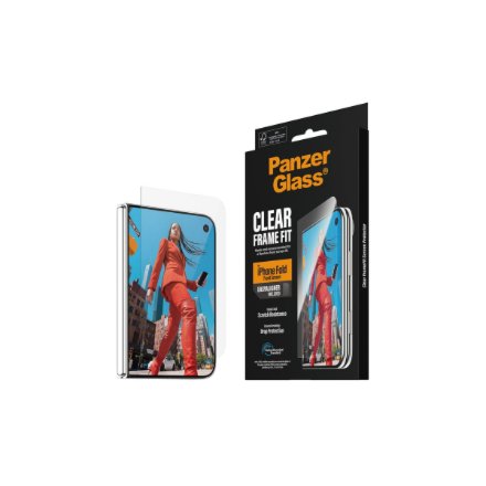 PanzerGlass FrameFit w. EasyAligner , Screen protector , Apple , iPhone Duo , Glass , Transparent